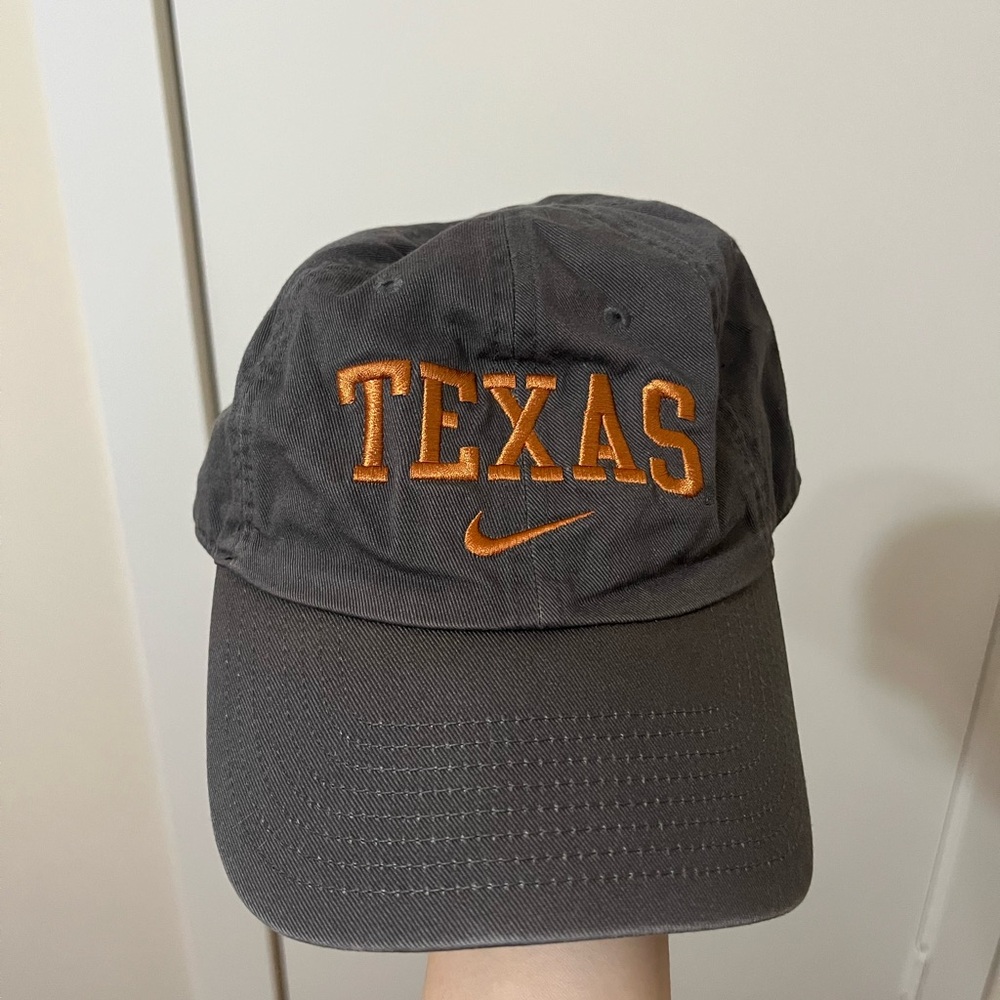 Nike Gray Cap with Orange Texas Logo